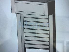 激光工作站防护门